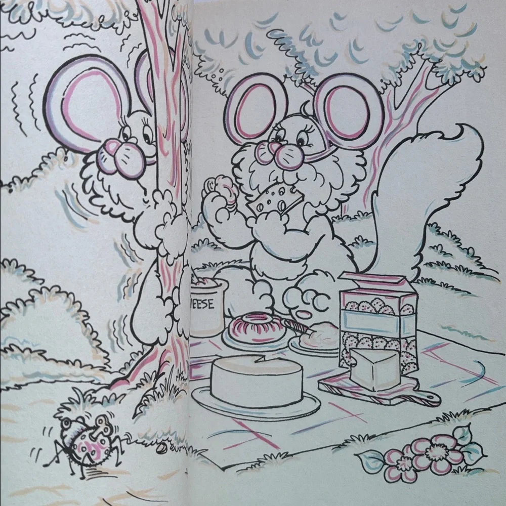 Purr Tenders Coloring Book Purr Tenders paint with Water 1980s Purrrtenders